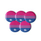 Bisexual Pride Flag Pins - Set of 5 (1.25")
