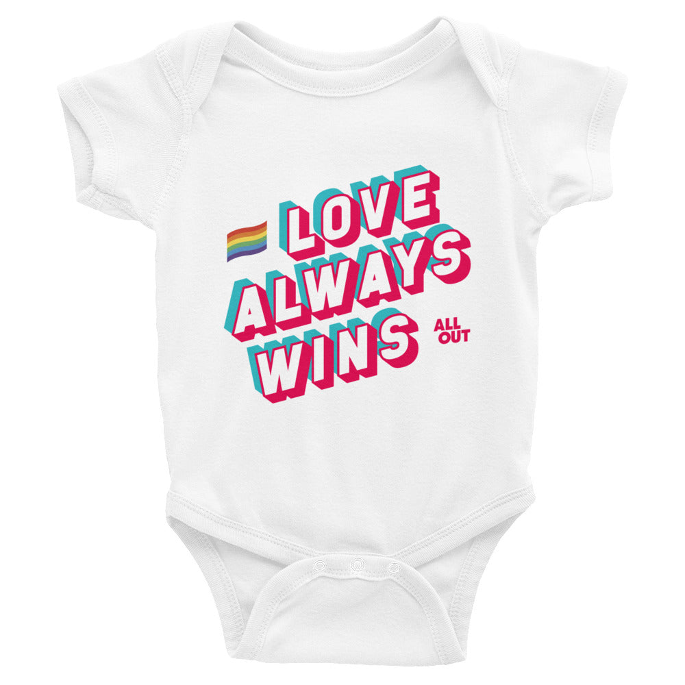 Love Always Wins - Baby Bodysuit