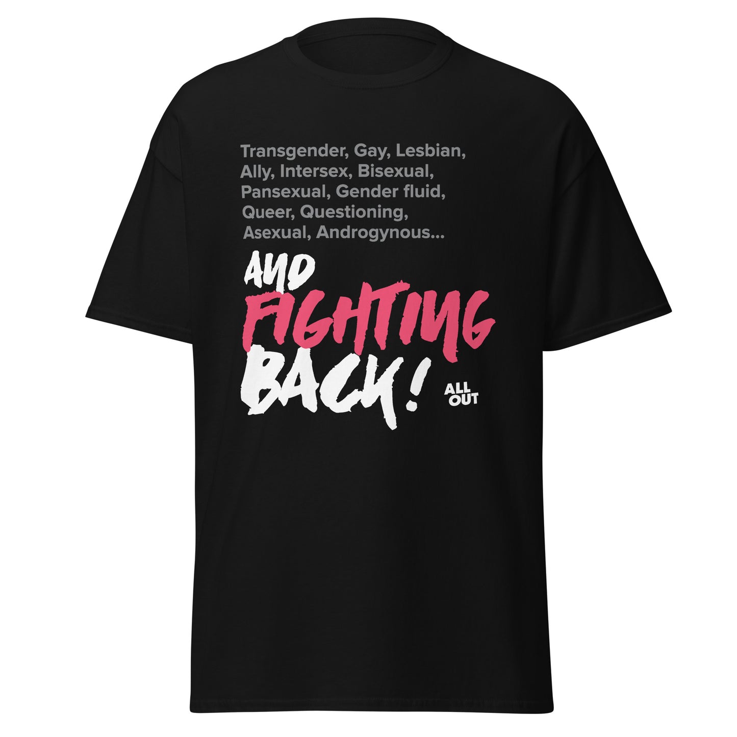 Fighting Back - Masculine Cut T-Shirt