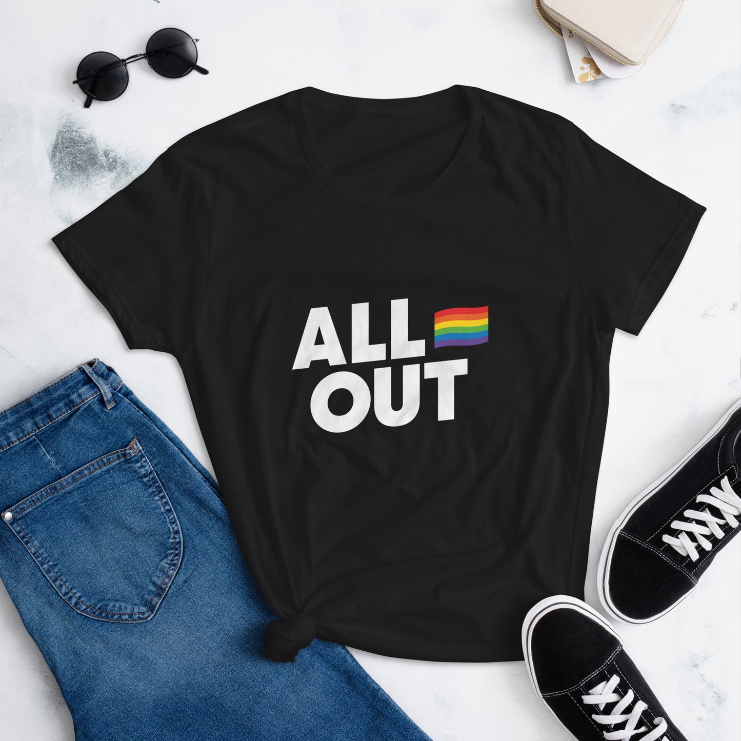 All Out - Feminine Shirt